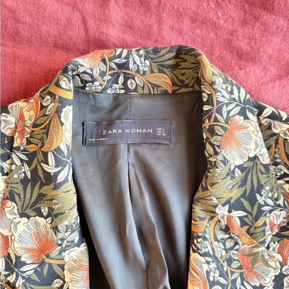 Zara Multicolor Floral Blazer - Picture 4 of 6